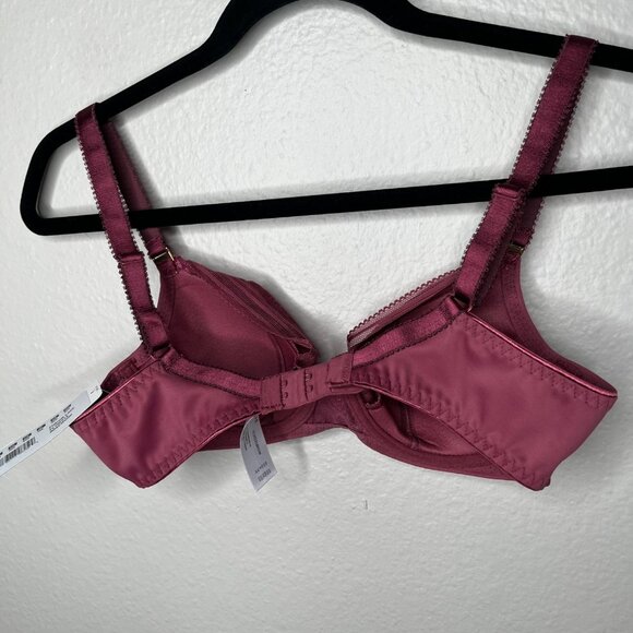 Fantasie Womens Fusion Lace Rosewood Pink 32D Underwire Bra - Picture 8 of 9